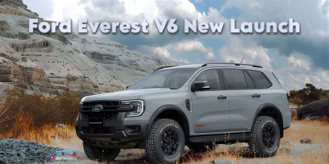 2026 Ford Everest V6 UAE launch showcasing desert-ready off-road performance in Dubai
