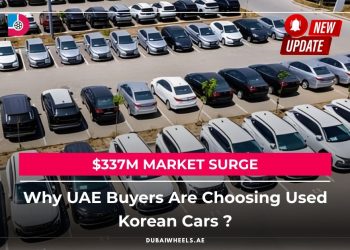 $337M surge in used Korean cars UAE showing Hyundai, Kia, and Genesis models in Dubai’s second-hand car market
