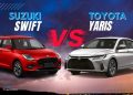 Toyota Yaris vs Suzuki Swift UAE city car comparison
