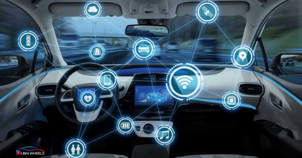 Advanced safety and technology in Korean used cars UAE featuring Hyundai Sonata with lane assist and adaptive cruise control