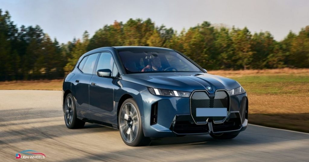 BMW iX UAE driving experience and performance on highways and city roads