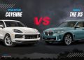 BMW X5 vs Porsche Cayenne UAE luxury SUV comparison on Dubai roads