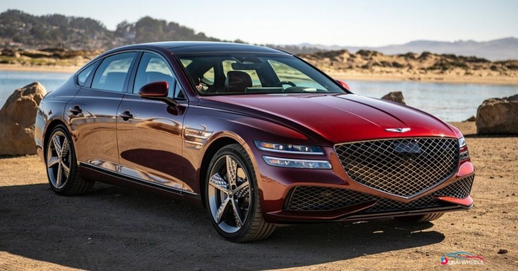 Genesis G80 comfort and performance UAE showing smooth ride, suspension, and engine efficiency on city and highway roads