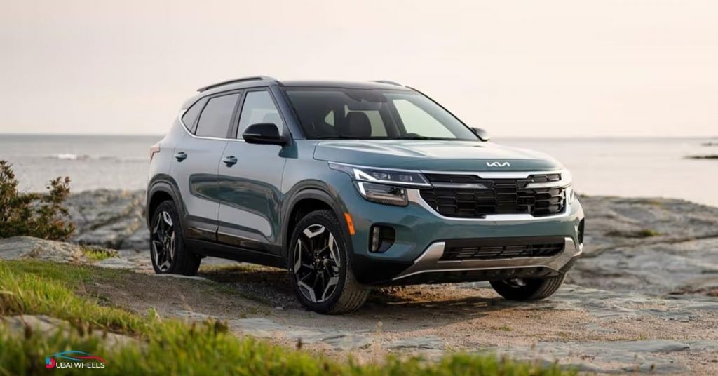 Kia Seltos price in UAE with exterior design highlighting body style and road presence
