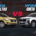 Kia Seltos vs Hyundai Creta UAE comparison showing design, features, and performance of both compact SUVs for 2026