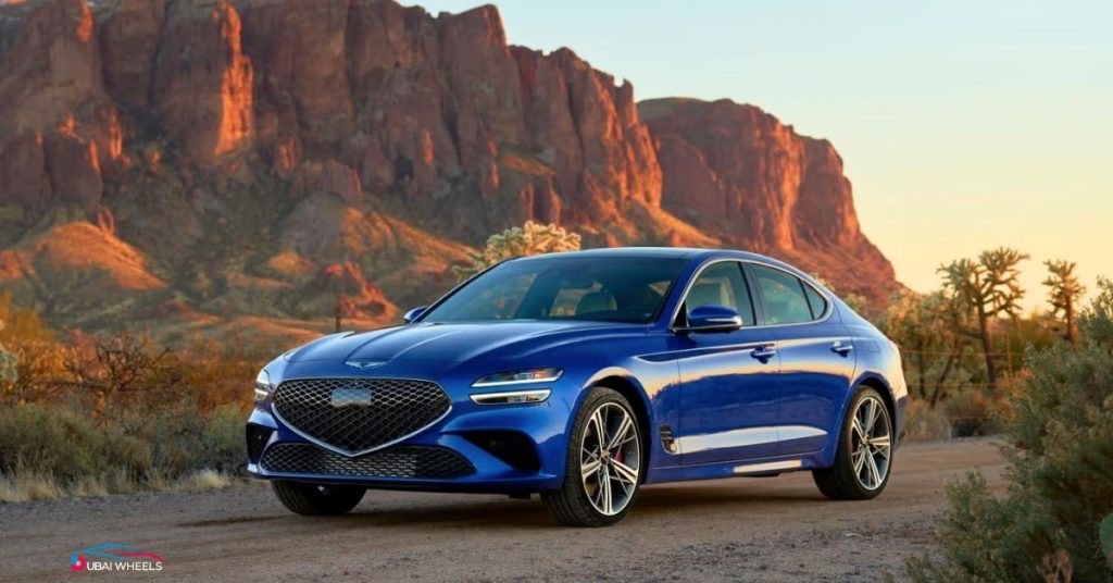 New luxury midsize Genesis G70 exterior and design in UAE