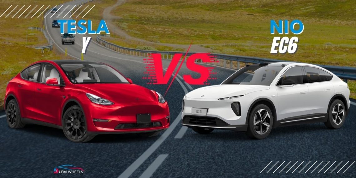 NIO EC6 vs Tesla Model Y UAE electric SUV comparison