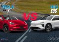 NIO EC6 vs Tesla Model Y UAE electric SUV comparison