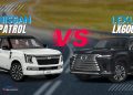 Nissan Patrol vs Lexus LX600 UAE full-size luxury SUV comparison on desert and city roads