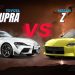 Nissan Z vs Toyota GR Supra UAE sports car comparison on Dubai roads