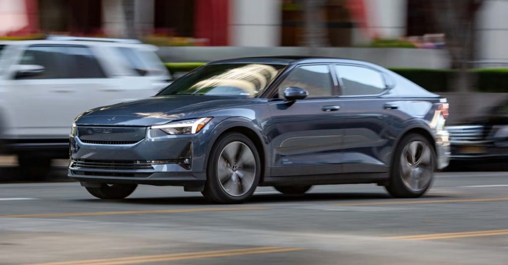 Polestar 2 performance in UAE with 408 hp, dual-motor AWD, and 0-100 km/h acceleration for city and highway driving