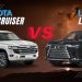 Toyota Land Cruiser vs Lexus LX600 UAE luxury SUV comparison on Dubai roads