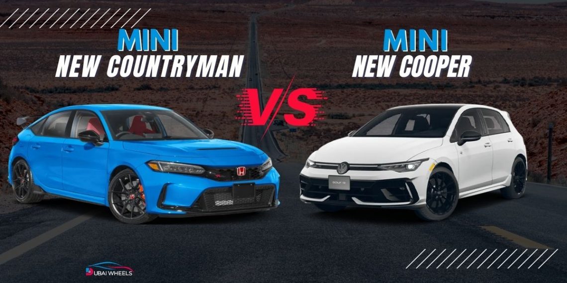 Volkswagen Golf R vs Honda Civic Type R UAE comparison on road