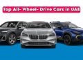 All-Wheel-Drive (AWD) cars in UAE driving on desert and city roads showing stability and traction control.