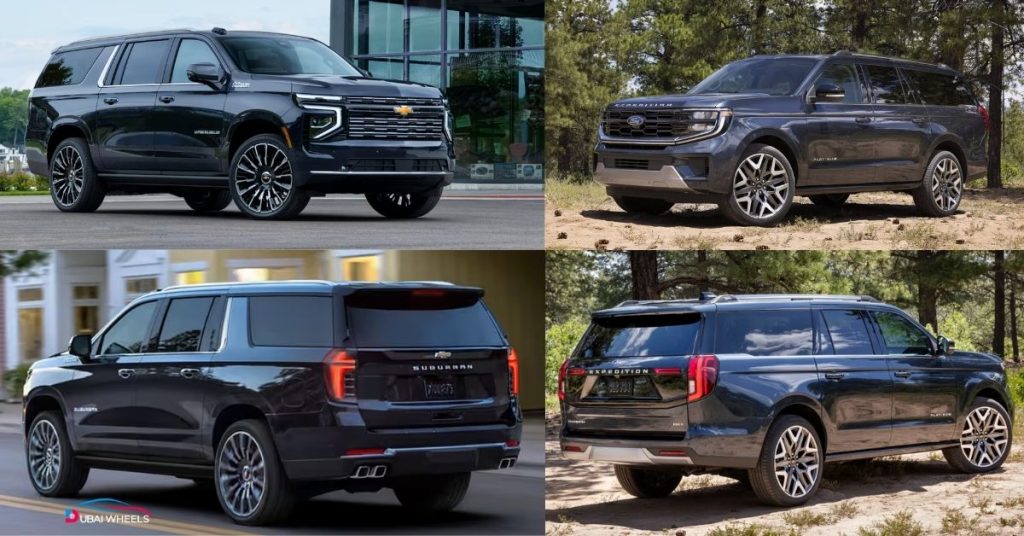 Ford Expedition vs Chevrolet Suburban UAE full-size SUV comparison
