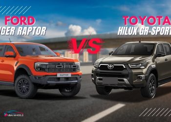 Ford Ranger Raptor vs Toyota Hilux GR-Sport UAE desert and highway performance comparison