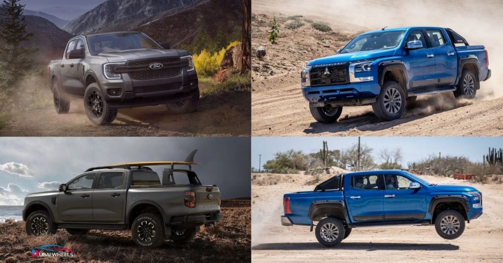 Ford Ranger XLT vs Mitsubishi L200 UAE off-road and desert driving capability
