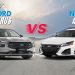 Ford Taurus vs Nissan Altima UAE front view comparison highlighting design, size and road presence