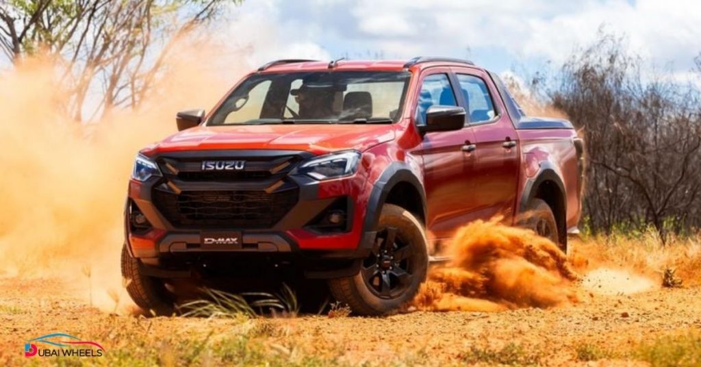 Isuzu D-Max off-road driving performance in UAE desert conditions