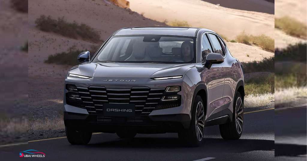 Jetour Dashing fuel consumption UAE showing city and highway mileage figures