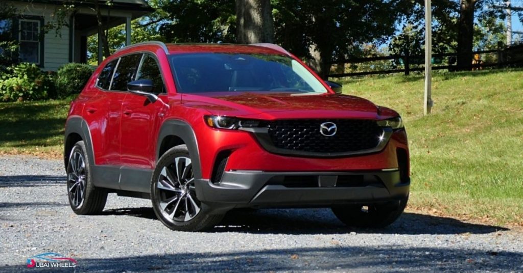 Mazda CX-5 ground clearance and safety ratings UAE showing ride height, stability, and top safety features for city and highway driving