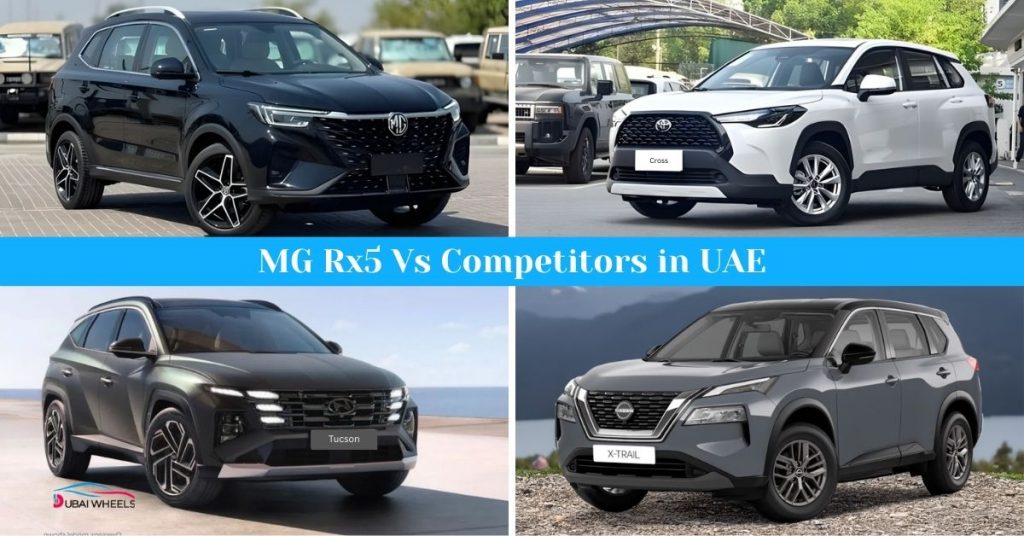 MG RX5 price in UAE comparison with rival compact SUVs in 2026