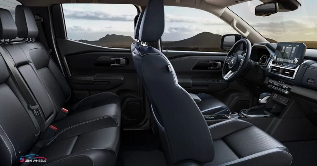 Mitsubishi L200 interior design and cabin features for UAE buyers