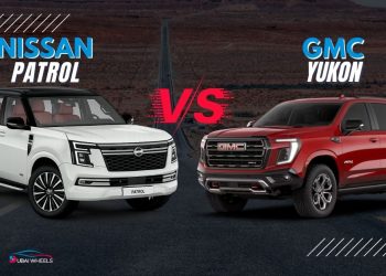 Nissan Patrol vs GMC Yukon UAE comparison showing exterior design and size difference