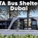 RTA Bus Shelters Dubai with air-conditioned seating and real-time digital display system