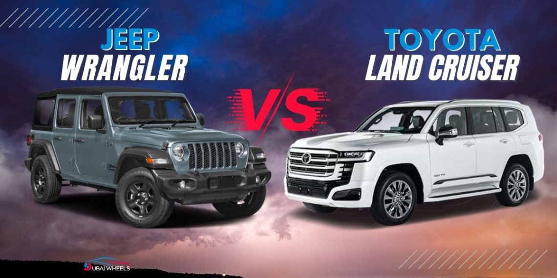 Toyota Land Cruiser vs Jeep Wrangler UAE off-road SUV comparison