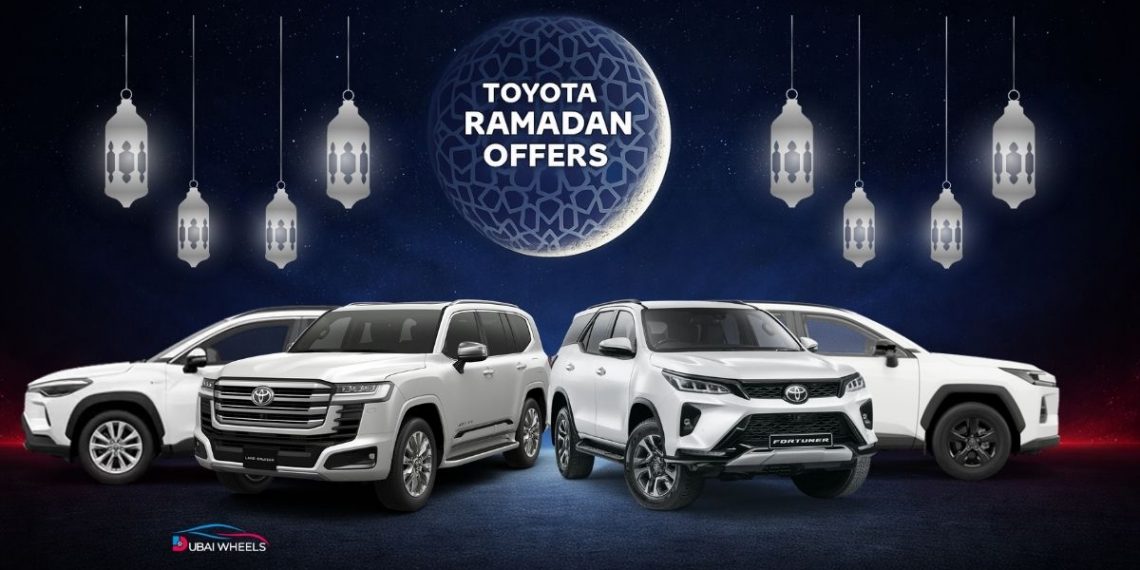 Toyota Ramadan Offers 2026 UAE featuring Prado, Camry and Land Cruiser with 0% finance and free insurance deals