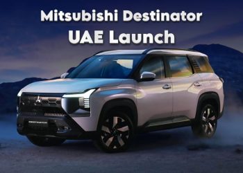 Mitsubishi Destinator Launched UAE 7-seater SUV exterior view