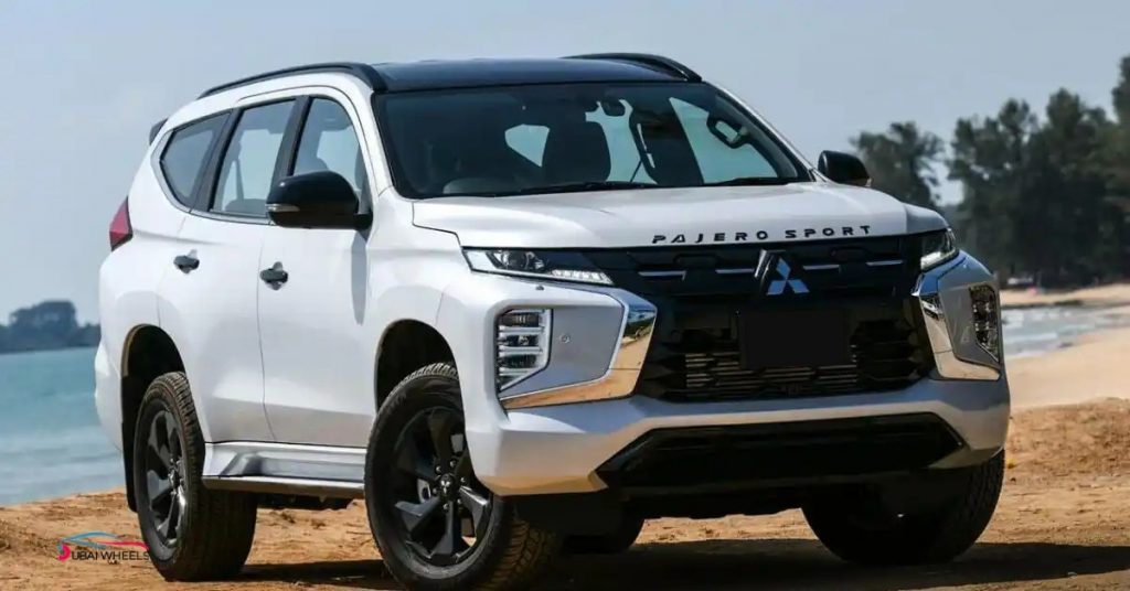 Mitsubishi Pajero Sport engine performance in UAE heat showing reliable V6 power and SUV capability for desert and highway driving