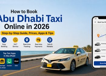 How to Book Abu Dhabi Taxi Online in 2026 Step-by-Step Guide, Prices, Apps & Tips 1