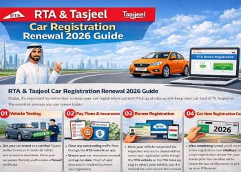 RTA and Tasjeel Car registration Renewal 2026 Guide