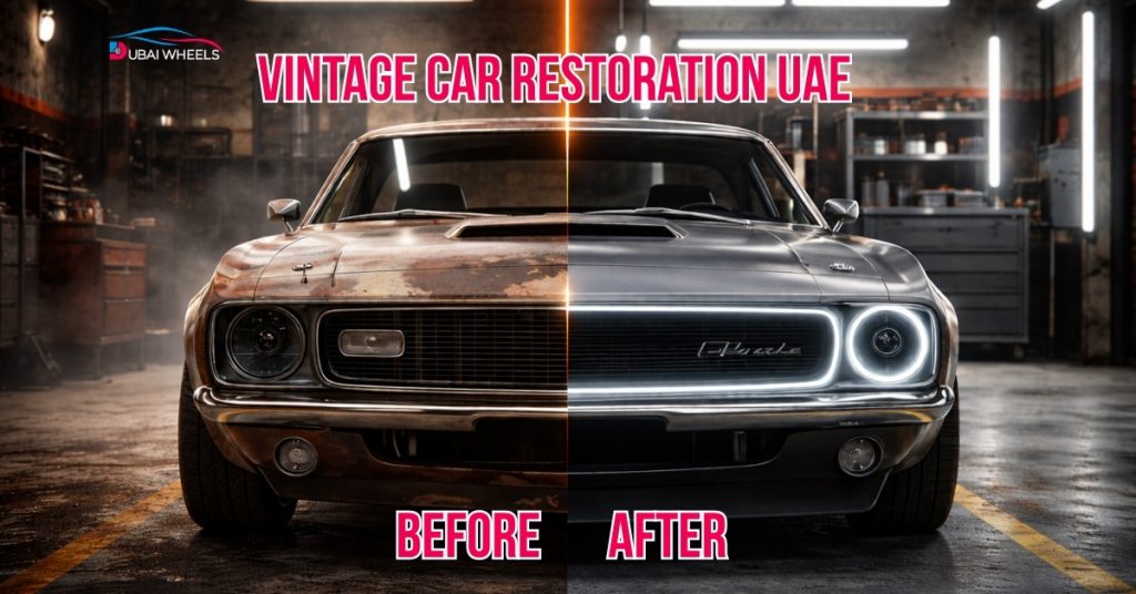 Vintage car restoration services in the UAE for collectors and enthusiasts
