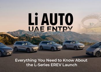Li Auto UAE Entry featuring the L-Series EREV luxury SUVs in the UAE market