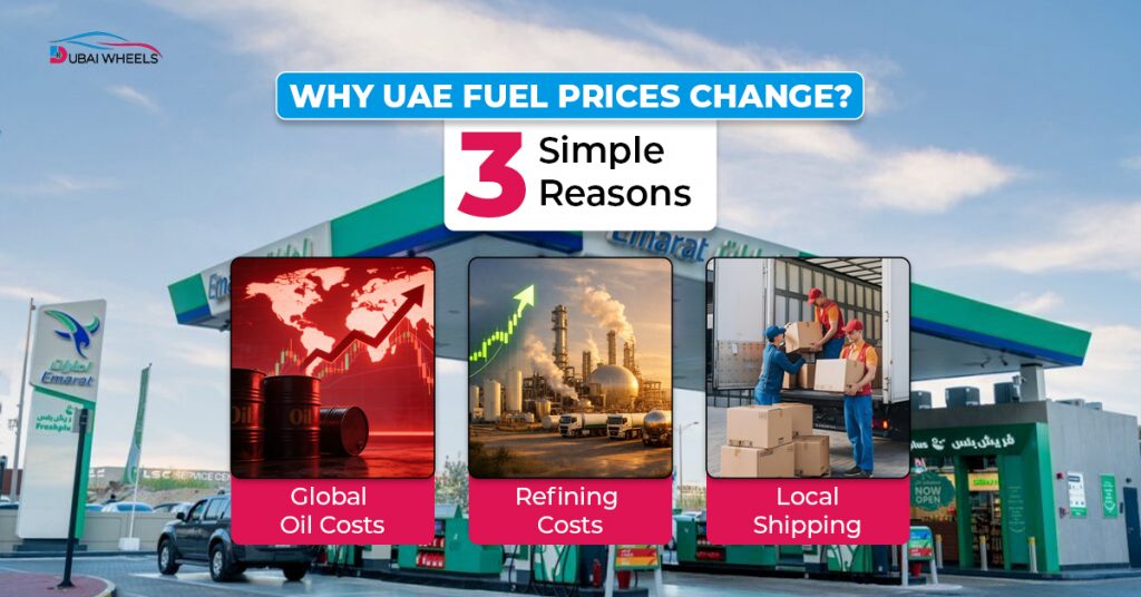 Three factors behind why UAE fuel prices change: global oil costs, refining costs, and fuel transportation