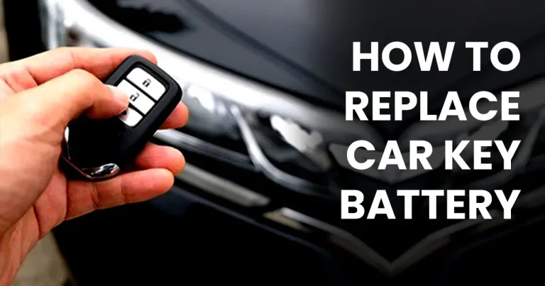 How To Replace A Car Key Battery