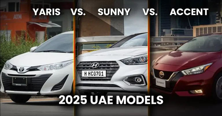 Yaris vs. Sunny vs. Accent (2025 UAE Models)