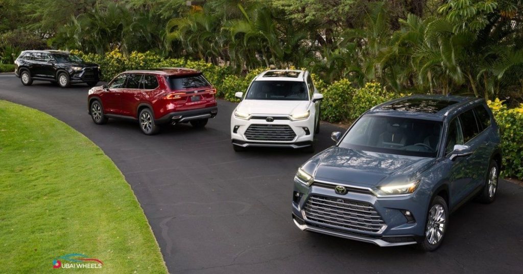 Best Toyota SUVs in UAE 2025 including Land Cruiser, Prado, Fortuner, RAV4, and Highlander for off-road and family use