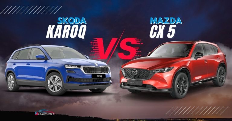 Skoda Karoq vs Mazda CX-5 UAE: Specs, Performance & Best Mid-Size SUV for Dubai Families