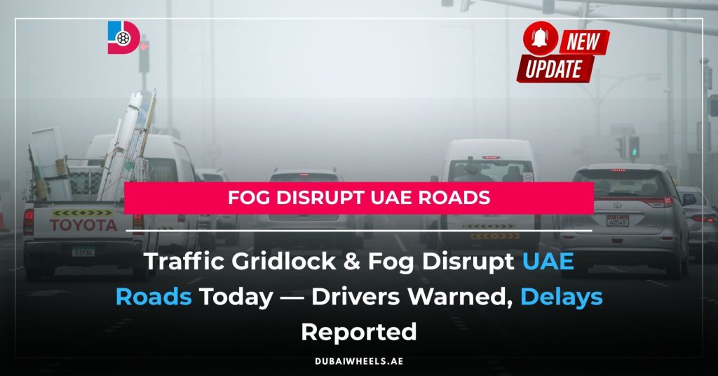 UAE Morning Chaos: Dense Fog Triggers Major Traffic Delays, Authorities Issue Urgent Warnings