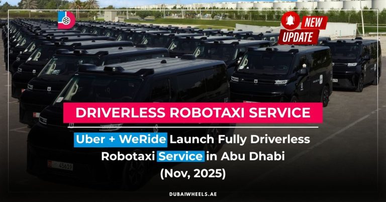 Abu Dhabi Launches Uber WeRide Driverless Robotaxi Service, Pioneering Autonomous Transport in the Middle East