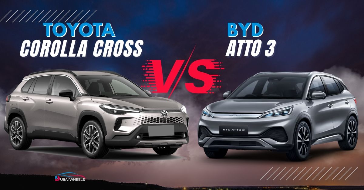 BYD Atto 3 vs Toyota Corolla Cross UAE: Electric vs Hybrid SUV Comparison