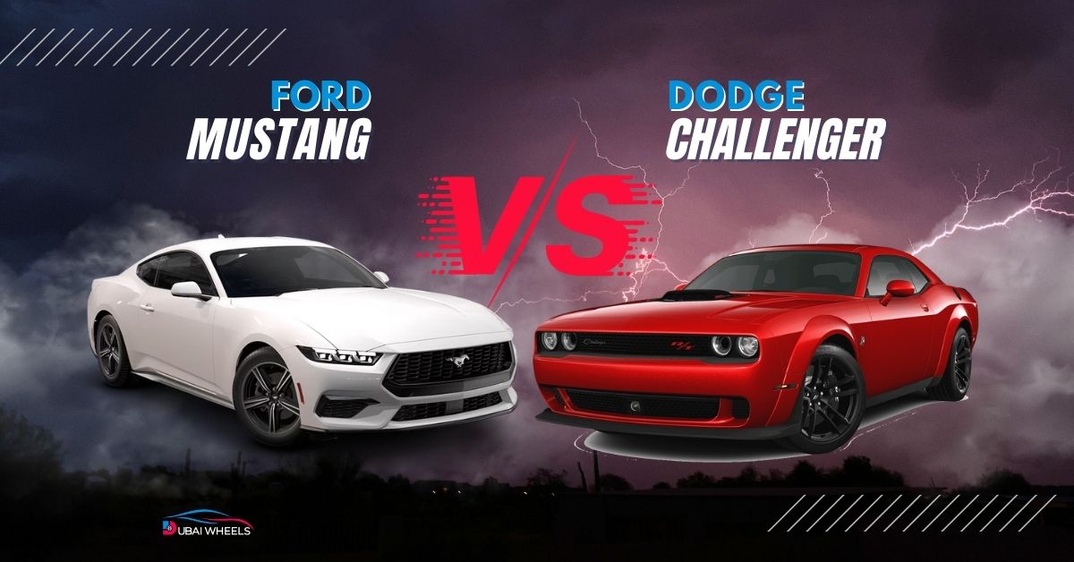 Ford Mustang vs Dodge Challenger UAE (2026 Review): Prices, Performance & Best Muscle Car in Dubai