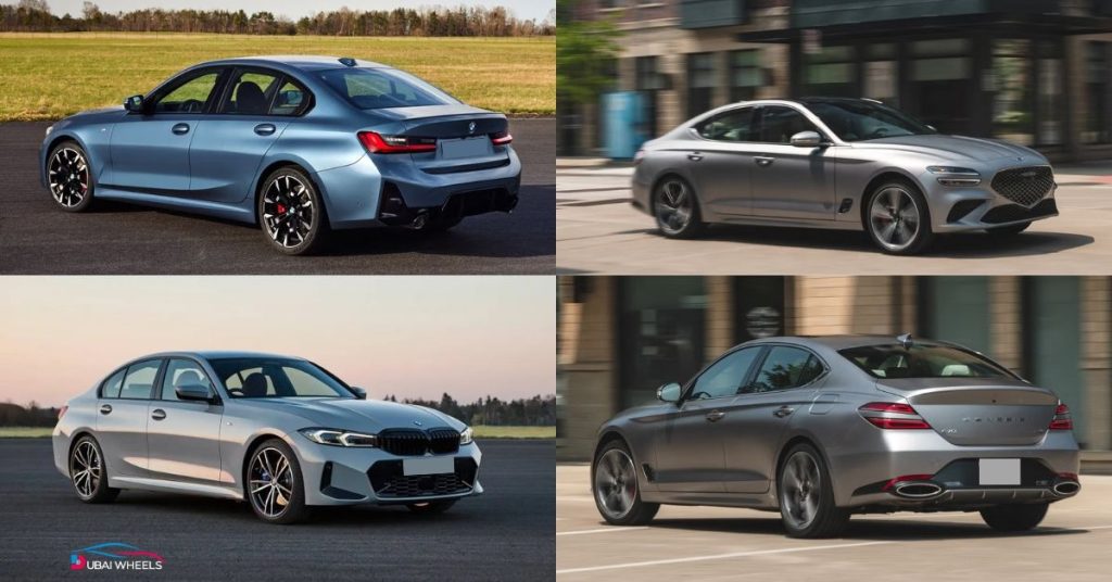Genesis G70 vs BMW 3 Series UAE exterior design comparison