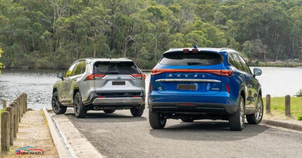 Haval H6 vs Toyota RAV4 UAE 2026 pricing and value comparison showing cost difference and features for UAE buyers