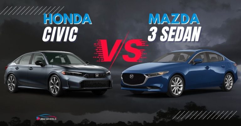 Honda Civic vs Mazda 3 Sedan UAE: Full Comparison of Price, Specs, Performance & Daily Driving