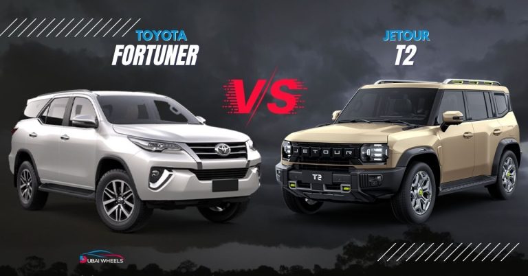 Jetour T2 vs Toyota Fortuner UAE: Detailed Comparison of Price, Specs, Performance & Value